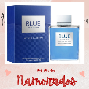 Fragrância sedutora para surpreender no Dia dos Namorados Perfume Blue Seduction 200ml – fragrância envolvente e refrescante para homens