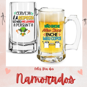 Canecas de chopp personalizadas para brindar o amor Canecas de chopp zero grau com frases engraçadas – ideal para casais que amam cerveja